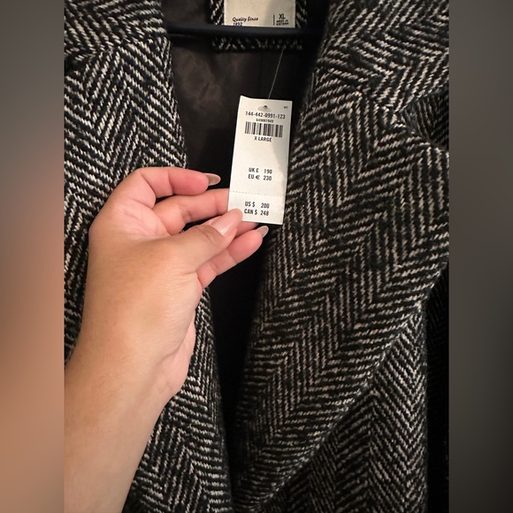 NWT Abercrombie Short Textured Coat XL - Picture 7 of 8